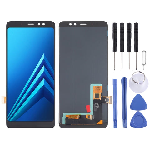Schermo LCD in materiale OLED e digitalizzatore assemblaggio completo per Samsung Galaxy A8+ (2018) SM-A730, For Samsung Galaxy A8+ (2018)(OLED Material)