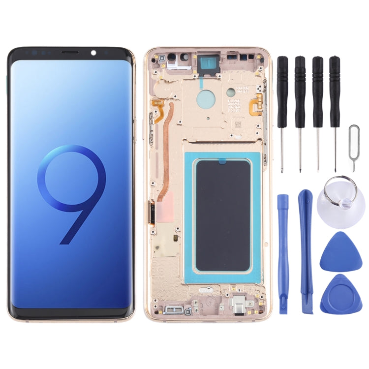 OLED Material LCD Screen and Digitizer Full Assembly with Frame for Samsung Galaxy S9+ SM-G965, For Samsung Galaxy S9+(OLED Material)                   ...