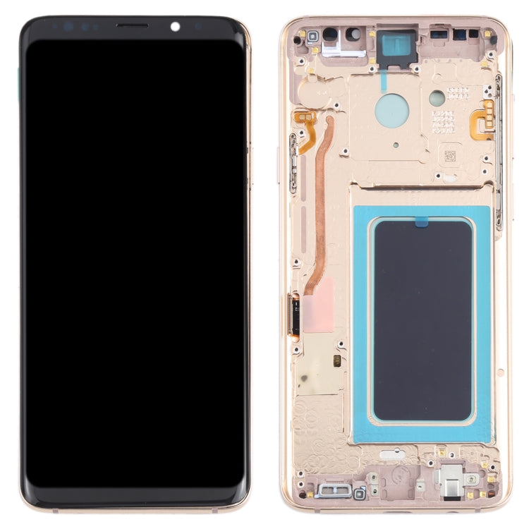 OLED Material LCD Screen and Digitizer Full Assembly with Frame for Samsung Galaxy S9+ SM-G965, For Samsung Galaxy S9+(OLED Material)                   ...