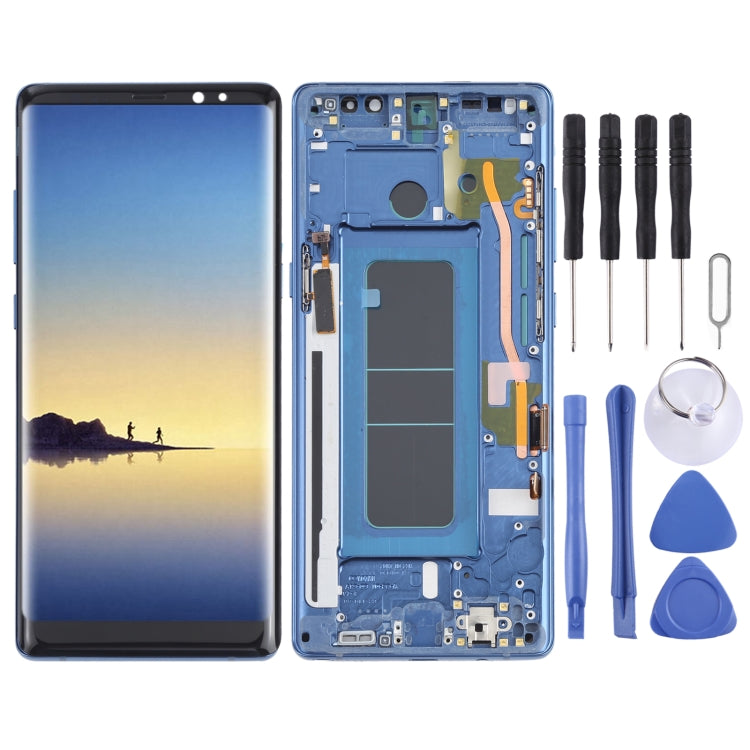 OLED Material LCD Screen and Digitizer Full Assembly with Frame for Samsung Galaxy Note 8 SM-N950, For Samsung Galaxy Note 8(OLED)                      ...
