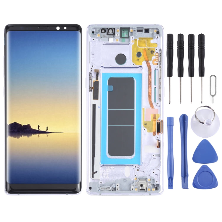 OLED Material LCD Screen and Digitizer Full Assembly with Frame for Samsung Galaxy Note 8 SM-N950, For Samsung Galaxy Note 8(OLED)                      ...