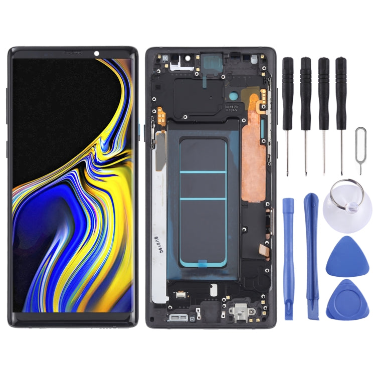 OLED Material LCD Screen and Digitizer Full Assembly with Frame for Samsung Galaxy Note9 SM-N960, For Samsung Galaxy Note9 (OLED)                       ...