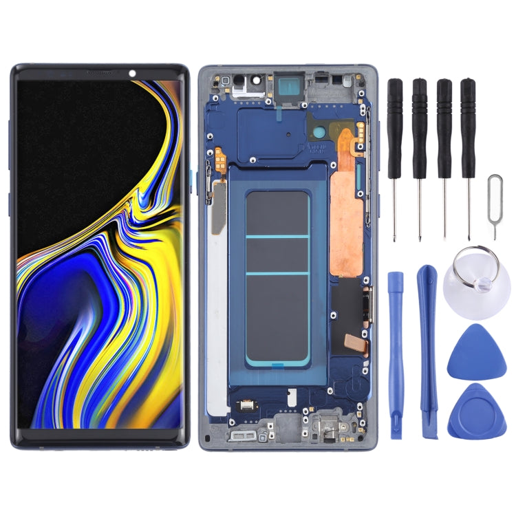 OLED Material LCD Screen and Digitizer Full Assembly with Frame for Samsung Galaxy Note9 SM-N960, For Samsung Galaxy Note9 (OLED)                       ...