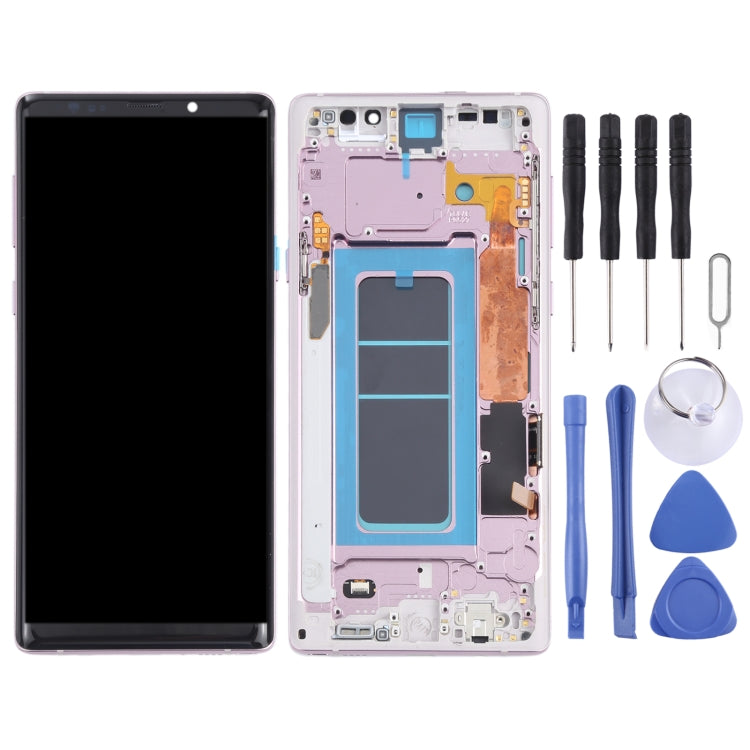 OLED Material LCD Screen and Digitizer Full Assembly with Frame for Samsung Galaxy Note9 SM-N960, For Samsung Galaxy Note9 (OLED)                       ...