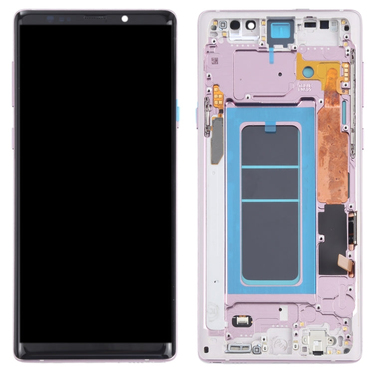 OLED Material LCD Screen and Digitizer Full Assembly with Frame for Samsung Galaxy Note9 SM-N960, For Samsung Galaxy Note9 (OLED)                       ...