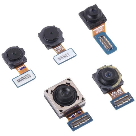 Pour Samsung Galaxy A42 5G SM-A426 Set fotocamera originale (profondità + macro + grandangolo + fotocamera principale + fotocamera frontale), pour Samsung Galaxy A42 5G (Original)