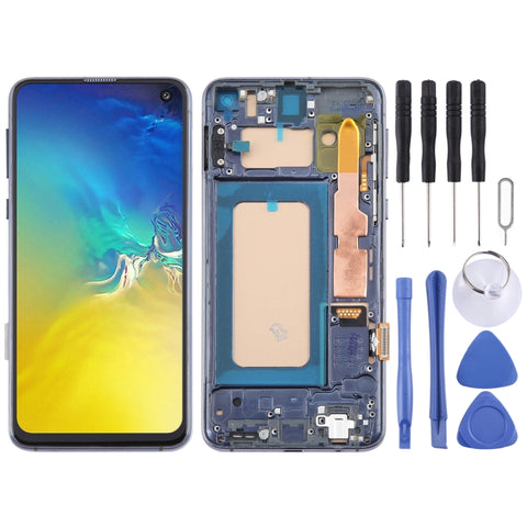 Schermo LCD TFT per Samsung Galaxy S10e SM-G970 Digitizer assemblaggio completo con cornice, For Samsung Galaxy S10e（OLED）
