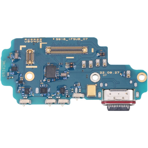 Per Samsung Galaxy S23 Ultra 5G SM-S918U Scheda porta di ricarica originale edizione USA, For Samsung Galaxy S23 Ultra 5G