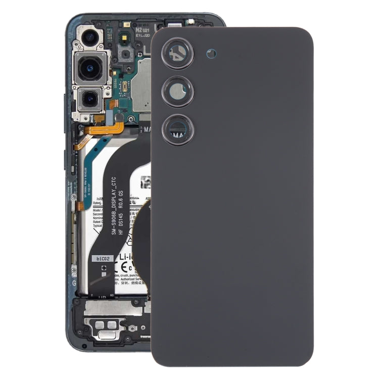 Samsung Galaxy S23 OEM Glass Battery Back Cover with Lens