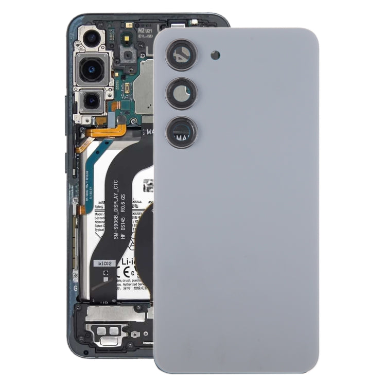 Samsung Galaxy S23 OEM Glass Battery Back Cover with Lens