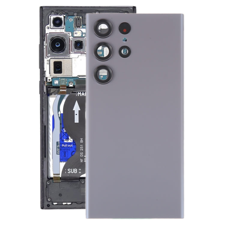 Samsung Galaxy S23 Ultra Glass Battery Back Cover & Lens
