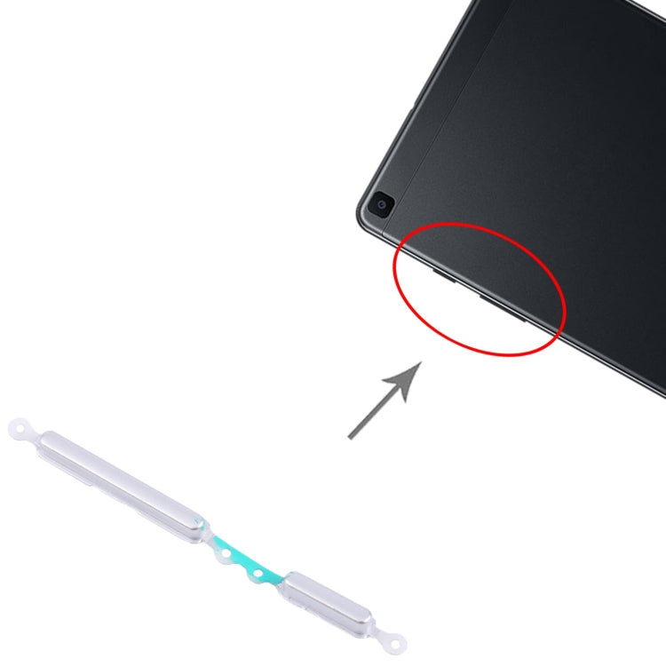 For Samsung Galaxy Tab A 8.0 2019 SM-T290/T295 1set Power Button + Volume Control Button, For Samsung Galaxy Tab A 8.0 2019 (Original)                  ...