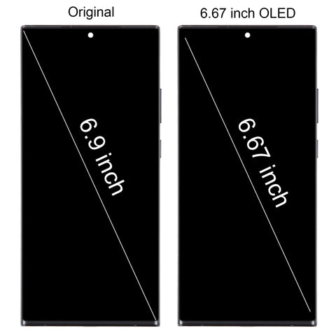 Schermo OLED LCD Completo con Cornice per Samsung Galaxy Note20 Ultra
