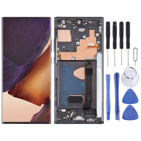 Schermo OLED LCD Completo con Cornice per Samsung Galaxy Note20 Ultra