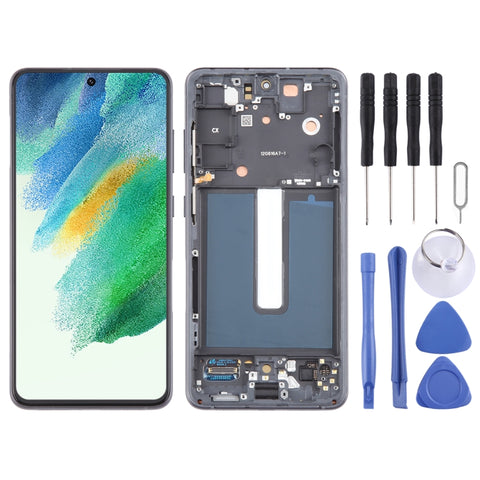 Schermo LCD Digitizer Completo con Telaio per Samsung Galaxy S21 FE