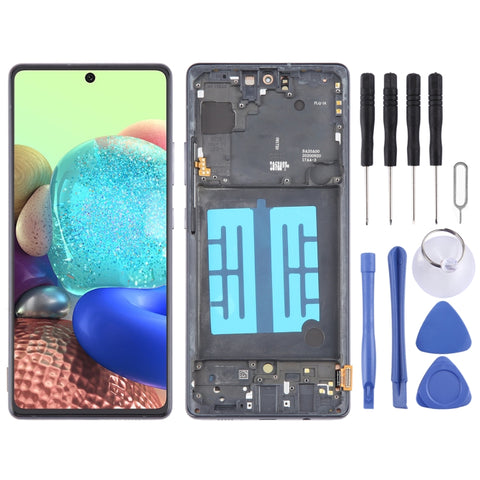 Schermo OLED LCD Completo con Telaio per Samsung Galaxy A71 5G - 6,43