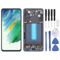 For Samsung Galaxy S21 FE 5G SM-G990B 6.36 inch OLED LCD Screen Digitizer Full Assembly with Frame                                                      ...