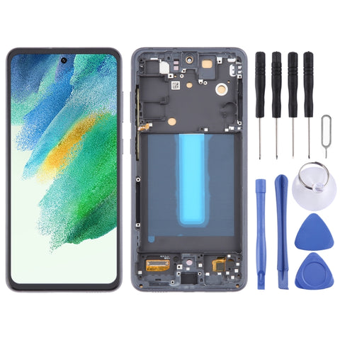 Schermo OLED LCD Completo con Cornice per Samsung Galaxy S21 FE 5G