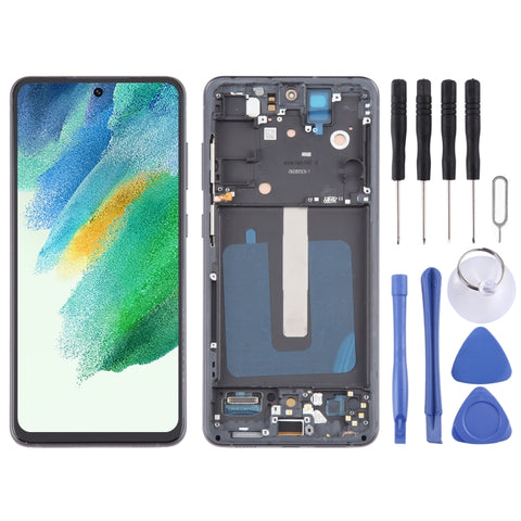 Schermo OLED Completo con Cornice per Samsung Galaxy S21 FE 5G