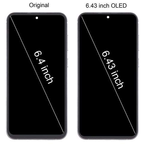 Per Samsung Galaxy S23 FE SM-S711B 6,43 pollici OLED LCD Screen Digitizer assemblaggio completo con cornice, For Samsung Galaxy S23 FE 6.43 inch (OLED)