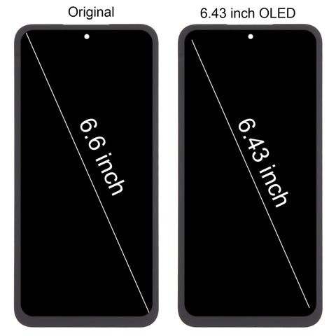 Per Samsung Galaxy A55 SM-A556B 6,43 pollici OLED LCD Screen Digitizer assemblaggio completo con cornice, For Samsung Galaxy A55 6.43 inch (OLED)