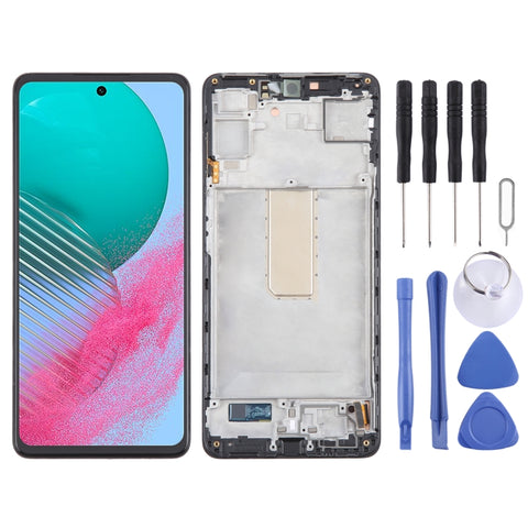 Display LCD OLED completo con cornice per Samsung Galaxy M54 SM-M546B