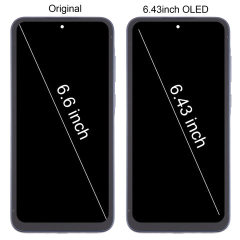 Schermo LCD OLED Completo da 6,43 Pollici per Samsung Galaxy A35