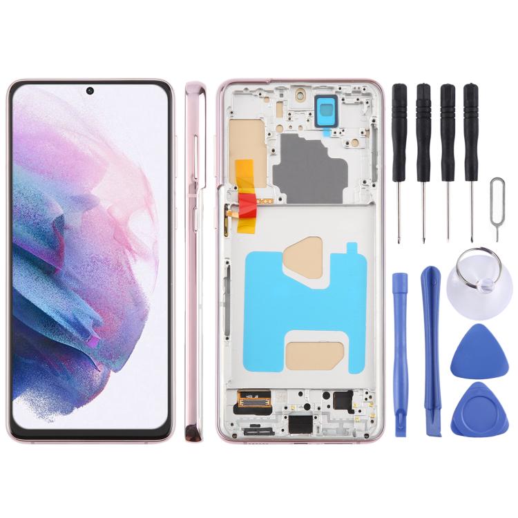 For Samsung Galaxy S21+ SM-G996B 6.58 inch TFT LCD Screen Digitizer Full Assembly with Frame, Not Supporting Fingerprint Identification                 ...