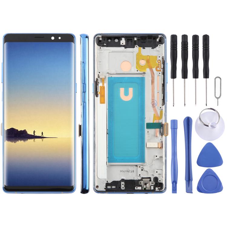 For Samsung Galaxy Note8 SM-N950F 6.25 inch TFT LCD Screen Digitizer Full Assembly with Frame                                                           ...