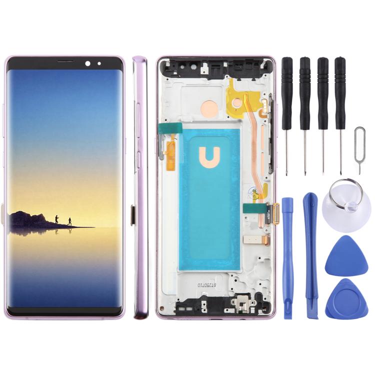 For Samsung Galaxy Note8 SM-N950F 6.25 inch TFT LCD Screen Digitizer Full Assembly with Frame                                                           ...