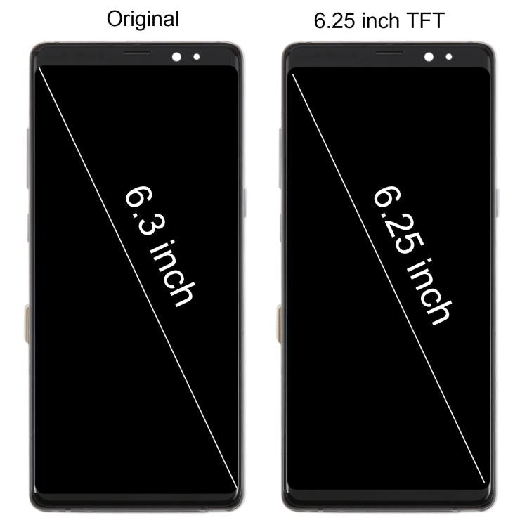 For Samsung Galaxy Note8 SM-N950F 6.25 inch TFT LCD Screen Digitizer Full Assembly with Frame                                                           ...