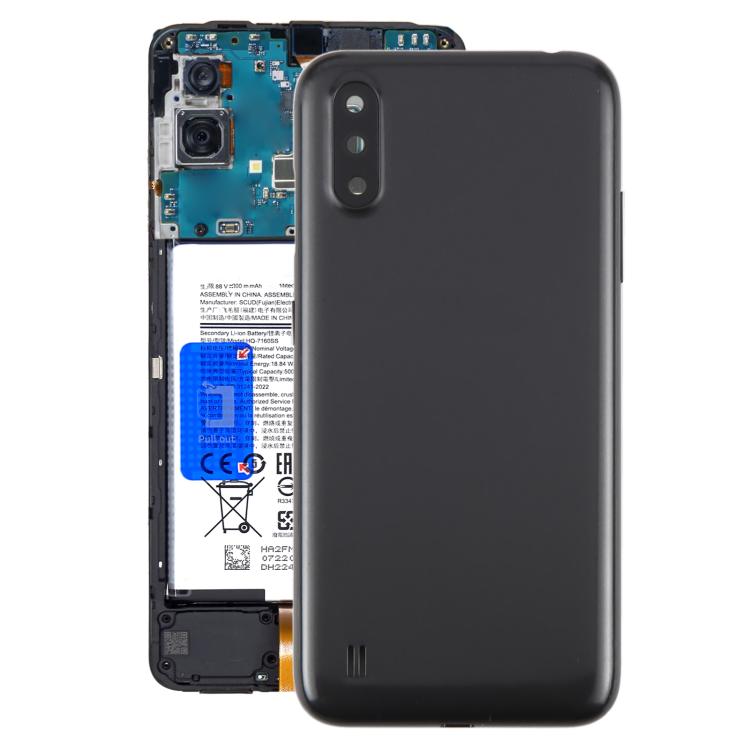 Samsung Galaxy A01 Battery Back Cover with Camera Lens Frame