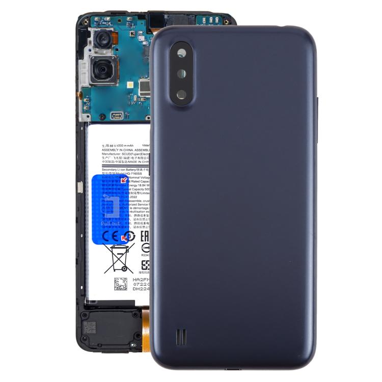 Samsung Galaxy A01 Battery Back Cover with Camera Lens Frame