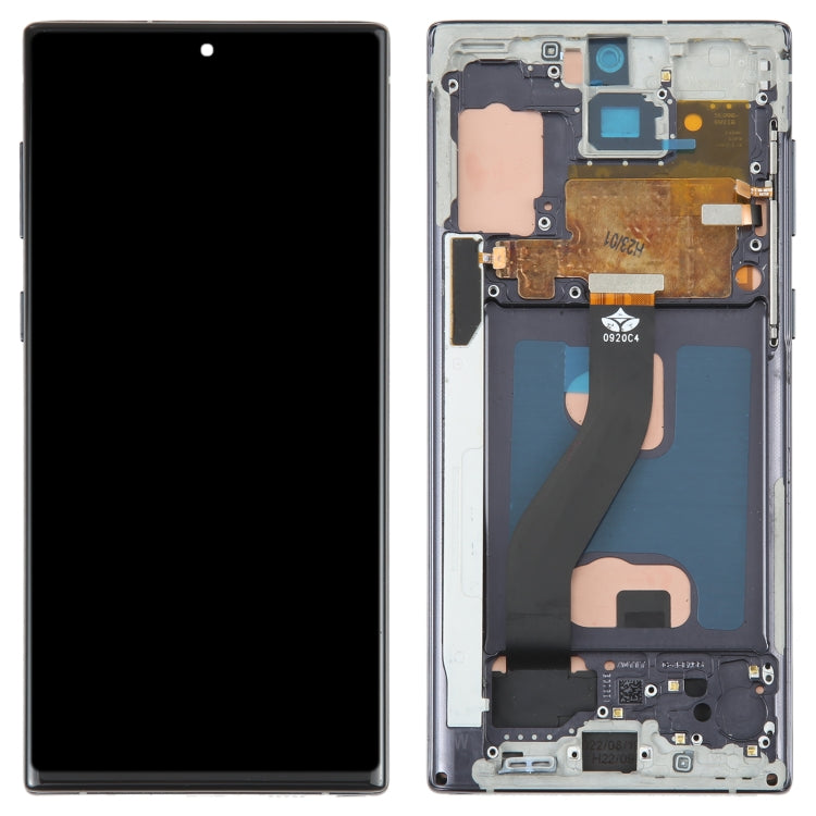 TFT Material LCD Screen for Samsung Galaxy Note10 Digitizer Full Assembly With Frame/Handwriting, Not Supporting Fingerprint Identification             ...