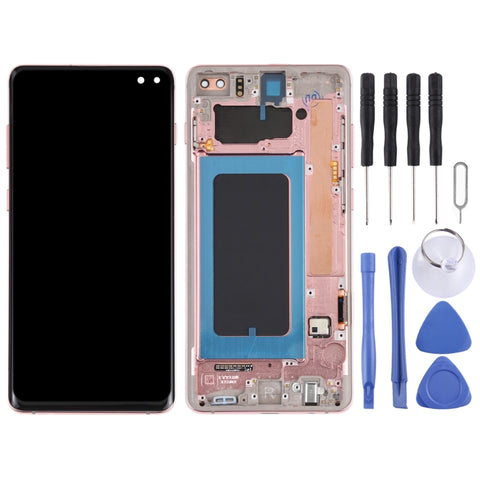 Écran LCD et numérique assemblé complet avec corniche pour Samsung Galaxy S10+, pour Samsung Galaxy S10+