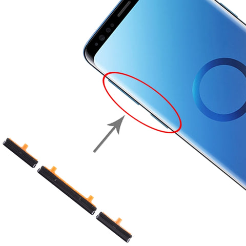 Per Galaxy S9 / Galaxy S9+ 10 Set tasti laterali, For Samsung Galaxy S9 / S9+, For Galaxy S9 / S9+