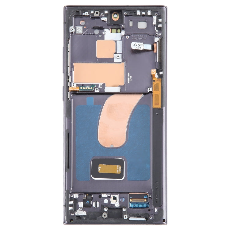 Per Samsung Galaxy S23 Ultra SM-S918U EU Edition Digitalizzatore schermo LCD originale assemblaggio completo con cornice                                ...