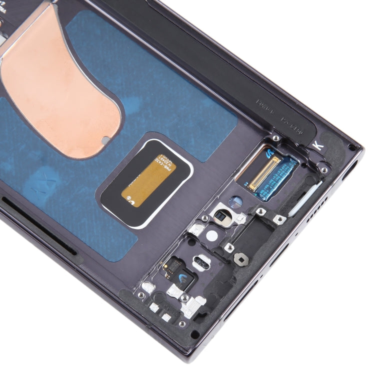 Per Samsung Galaxy S23 Ultra SM-S918U EU Edition Digitalizzatore schermo LCD originale assemblaggio completo con cornice                                ...
