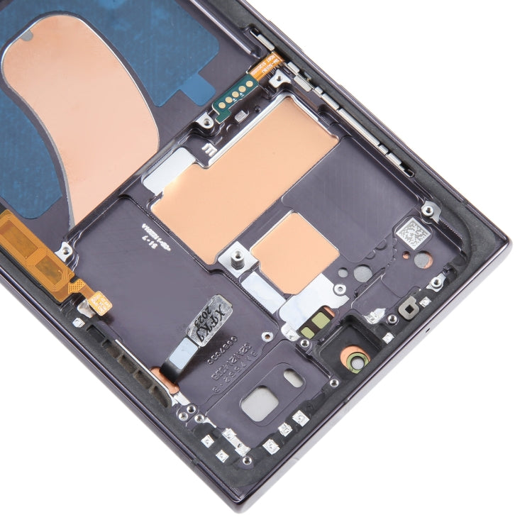 Per Samsung Galaxy S23 Ultra SM-S918U EU Edition Digitalizzatore schermo LCD originale assemblaggio completo con cornice                                ...