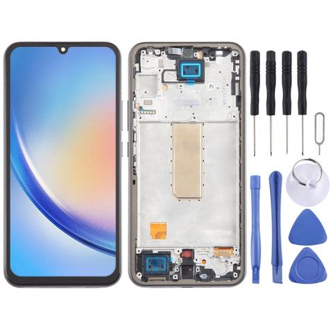 Schermo LCD Incell Completo con Cornice per Samsung Galaxy A34