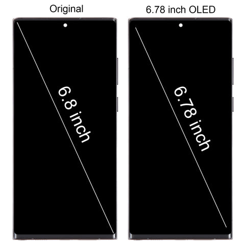 Schermo OLED LCD Digitizer Completo con Cornice per Samsung Galaxy
