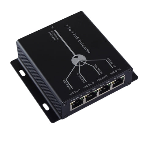Support POE pour caméra IP 4CH de 1 à 4 prises