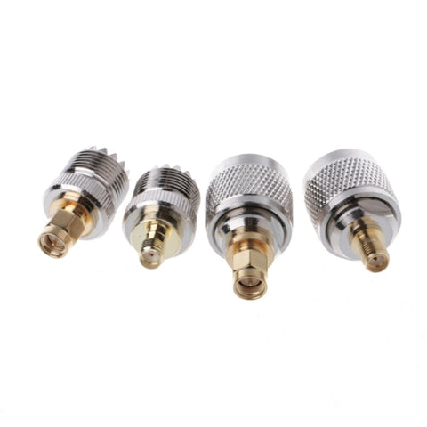 4 pièces/ensemble Kit adaptateur A13 PL259/SO239 à SMA connecteur mâle/femelle RF