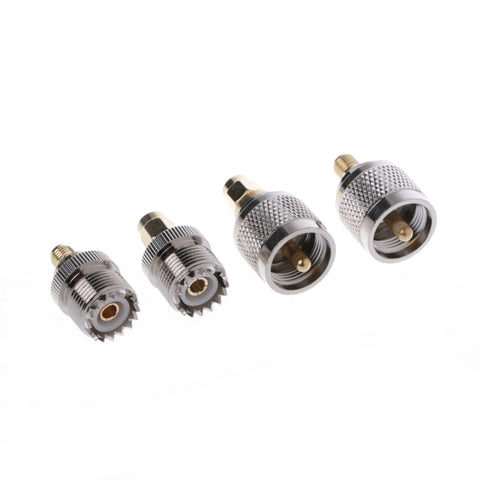 4 pièces/ensemble Kit adaptateur A13 PL259/SO239 à SMA connecteur mâle/femelle RF