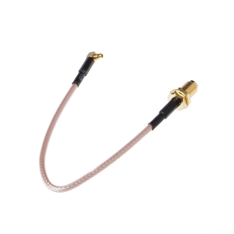 Cavo intrecciato maschio ad angolo retto RG316 SMA femmina a MMCX, longueur : 15 cm