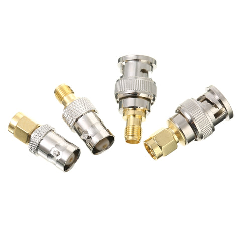 Kit convertitore test adattatore RF da 4 pezzi/set connettori SMA a BNC