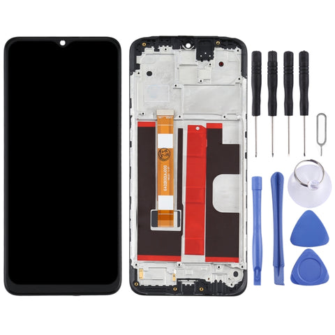 Schermo LCD e digitalizzatore assemblato completo con cornice per OPPO A5 (2020) CPH1931 CPH1959 CPH1933 CPH1935 CPH1943, Per OPPO A5 (2020)