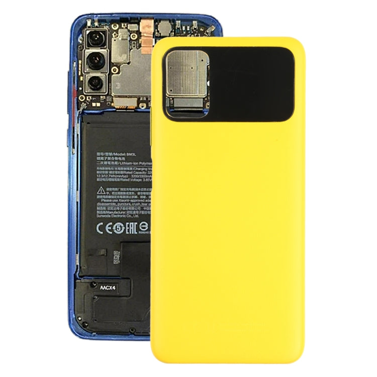 Original Yellow Battery Back Cover for Xiaomi Poco M3