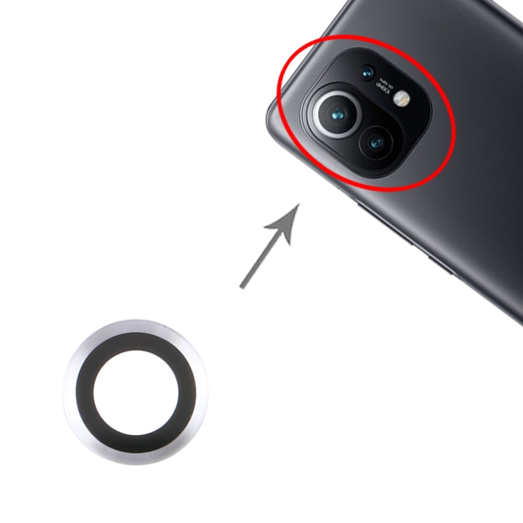 Xiaomi Mi 11 Back Camera Lens Set - 10 PCS Replacement Parts
