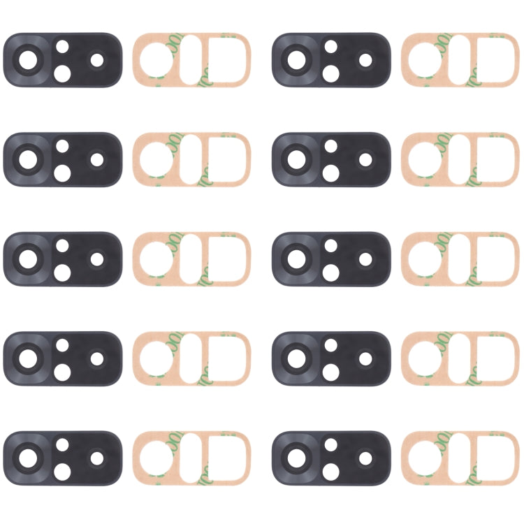 10PCS Back Camera Lens for Xiaomi Redmi Note 10 4G
